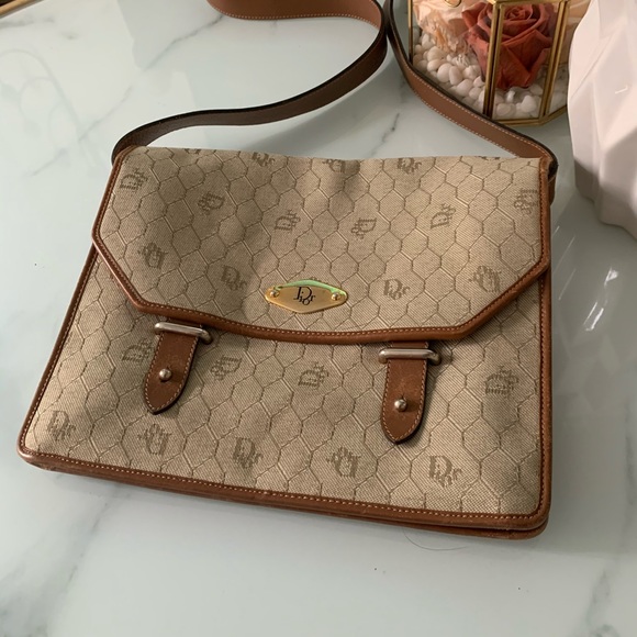 Vintage Christian Dior honeycomb monogram purse - Picture 12 of 16